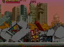 Screenshot of Crude Buster (World FX version)