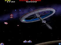 Screenshot of Galaga '88 (set 1)