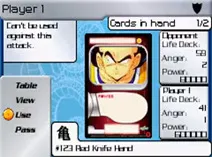 Screenshot of Dragon Ball Z - The Collectible Card Game (U)