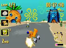 Screenshot of Nicktoons Racing (U)