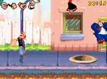 Screenshot of Popeye - Rush for Spinach (U)