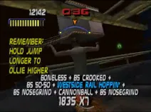 Screenshot of Tony Hawk's Pro Skater 3 (USA)