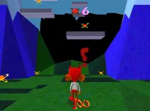 Screenshot of Bubsy 3D - Furbitten Planet