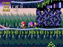 Screenshot of Knuckles' Chaotix