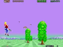 Screenshot of Space Harrier