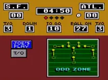 Screenshot of Joe Montana Football (USA, Europe)