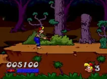 Screenshot of Bubba'n'Stix - A Strategy Adventure (USA)