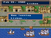 Screenshot of Uncharted Waters (USA)