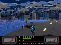 Screenshot of Exertainment Mountain Bike Rally + Speed Racer (USA)
