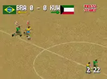 Screenshot of Head-On Soccer (USA)