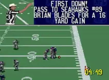 Screenshot of NFL Quarterback Club 96 (USA)