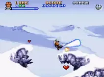 Screenshot of Super Star Wars - The Empire Strikes Back (USA) (Rev 1)